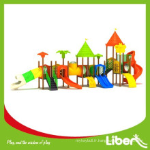 Diapositives en plastique extérieures Grandes aire de jeux pour les enfants pour les enfants Parc d&#39;attractions